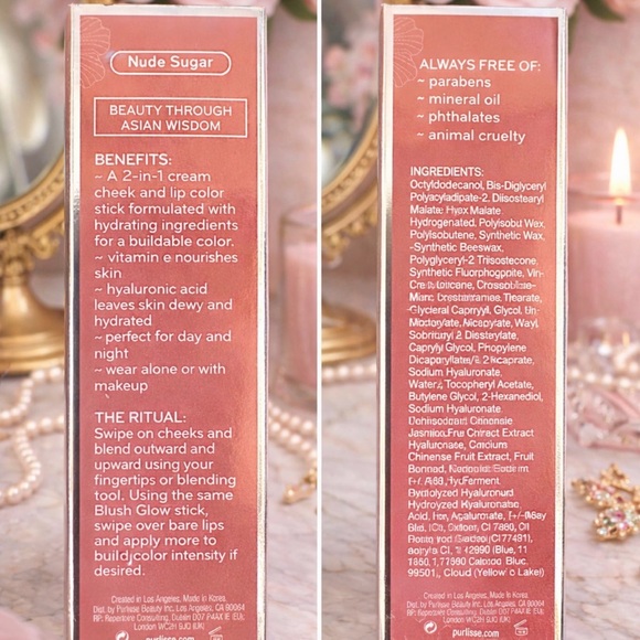 Purlisse Blush Glow BB Cream Blush - Soft Pink - Picture 2 of 2